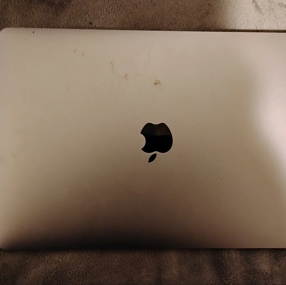Apple Silver MacBook Laptop with Iconic Design